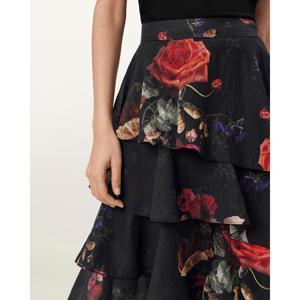 AllSaints Caya Floral Maxi Skirt